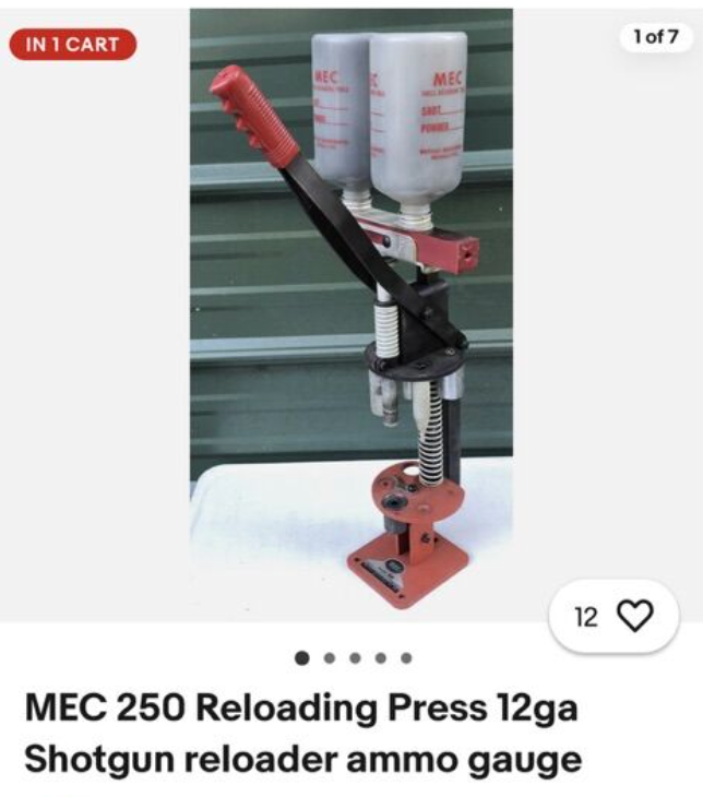 MEC 250 Reloading Press – 12 Gauge Shotgun Shells